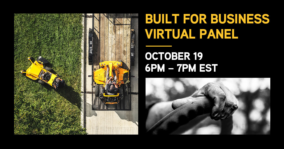 Cub Cadet, virtual event, panelists, giveaway, GIE+EXPO