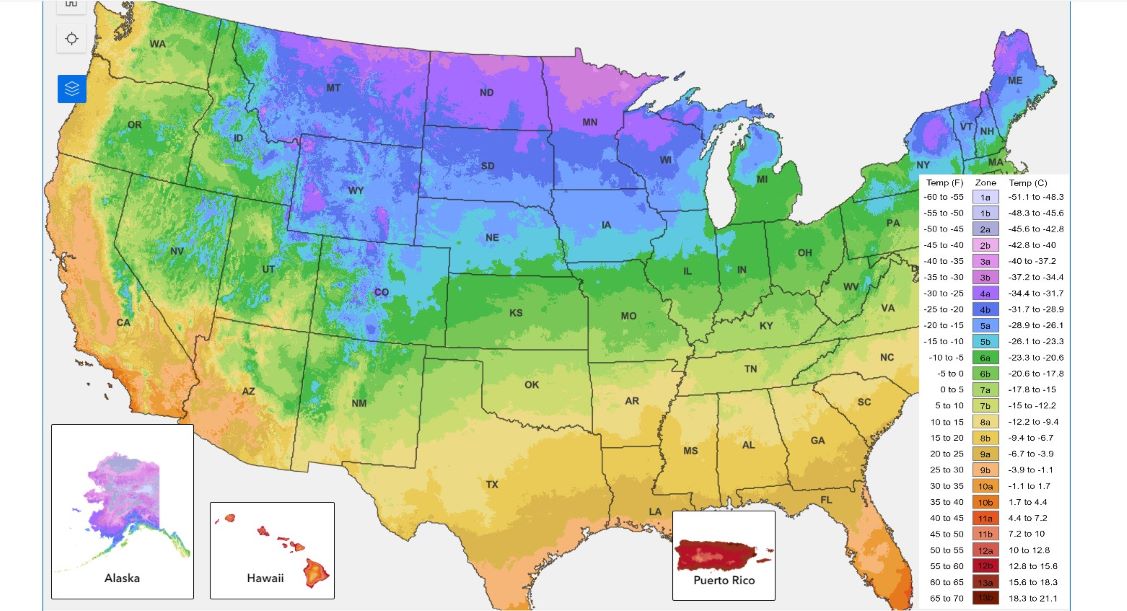 USDA unveils updated Plant Hardiness Zone Map