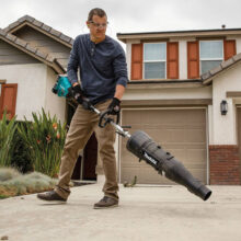 Makita power head kit with blower