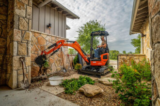 Kubota U17 compact excavator