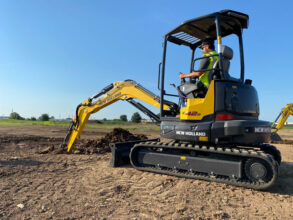 New Holland D Series mini excavator