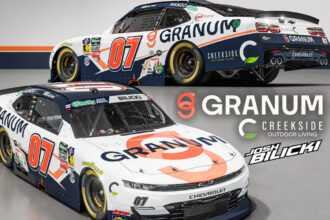 Granum and Creekside Outdoor Living to Sponsor NASCAR Driver Josh Bilicki