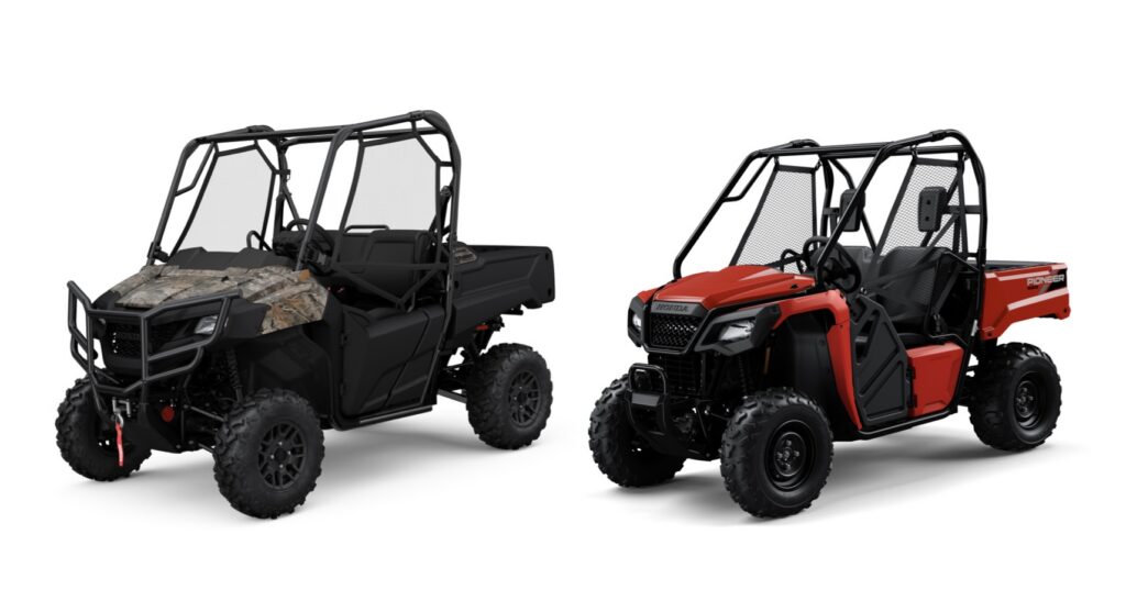 Honda’s Pioneer 700, Pioneer 520 Multipurpose Side-by-Sides